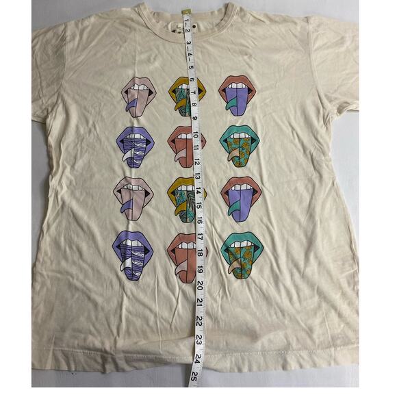 Surf T-Shirt Rolling Single Quiver Vintage Sand Size Large - Picture 3 of 4